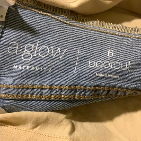 A:Glow Maternity size 6 Bootcut Jeans - Picture 7 of 8